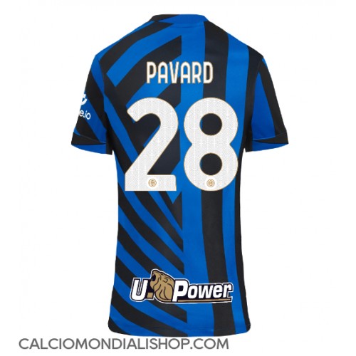 Maglie da calcio Inter Milan Benjamin Pavard #28 Prima Maglia Femminile 2024-25 Manica Corta